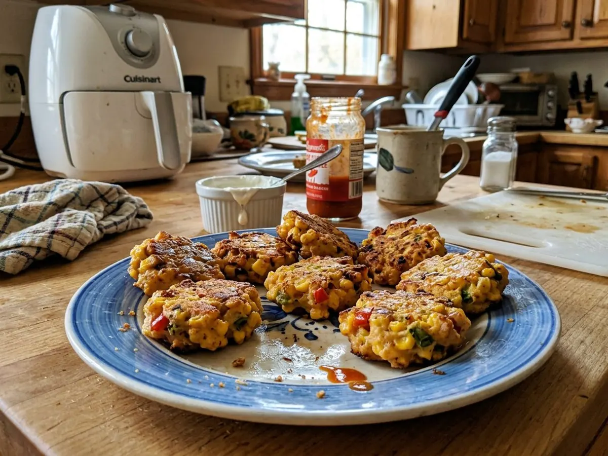 Air Fryer Corn Fritters