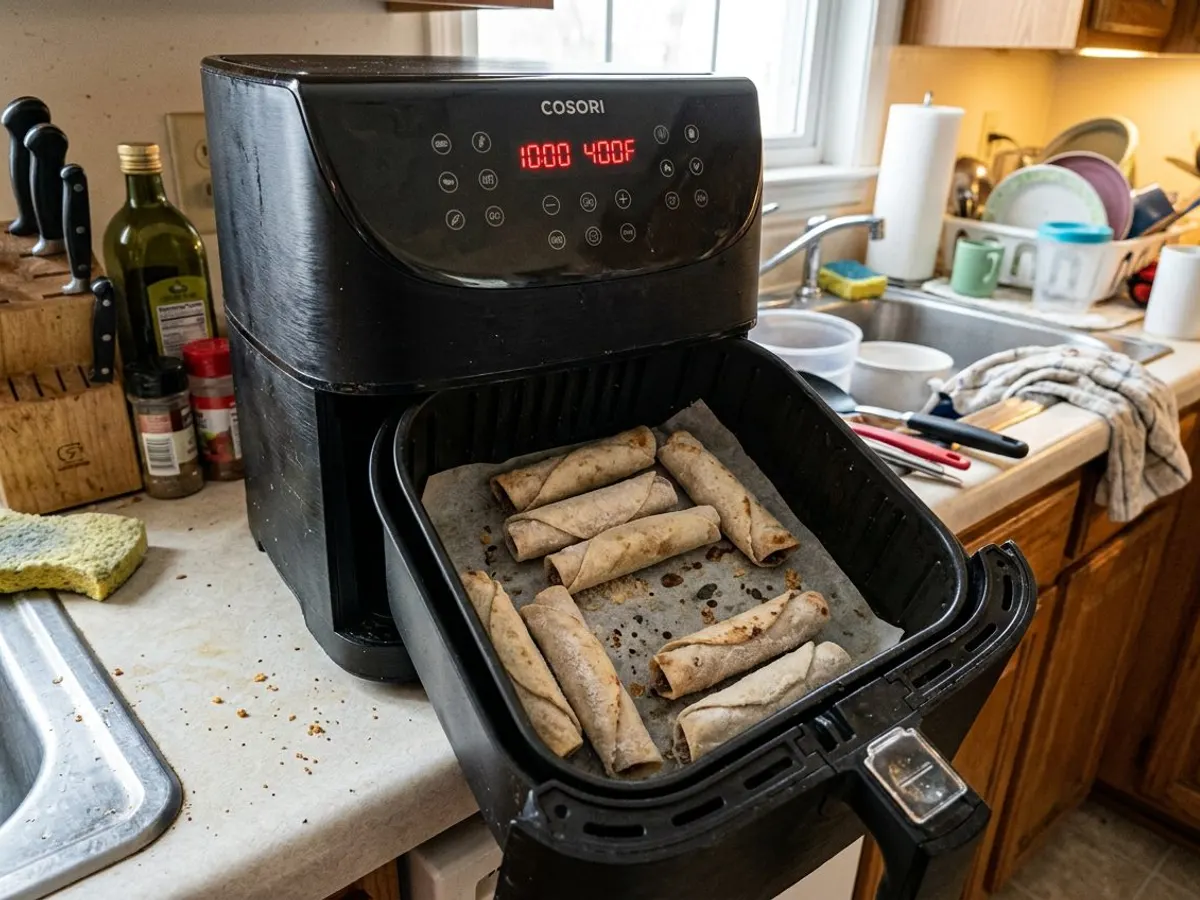 Frozen Taquitos in the Air Fryer