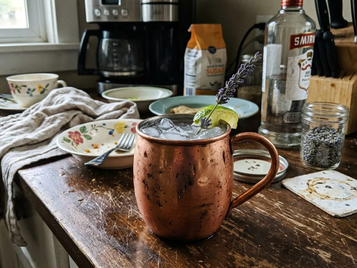 Lavender Moscow Mule
