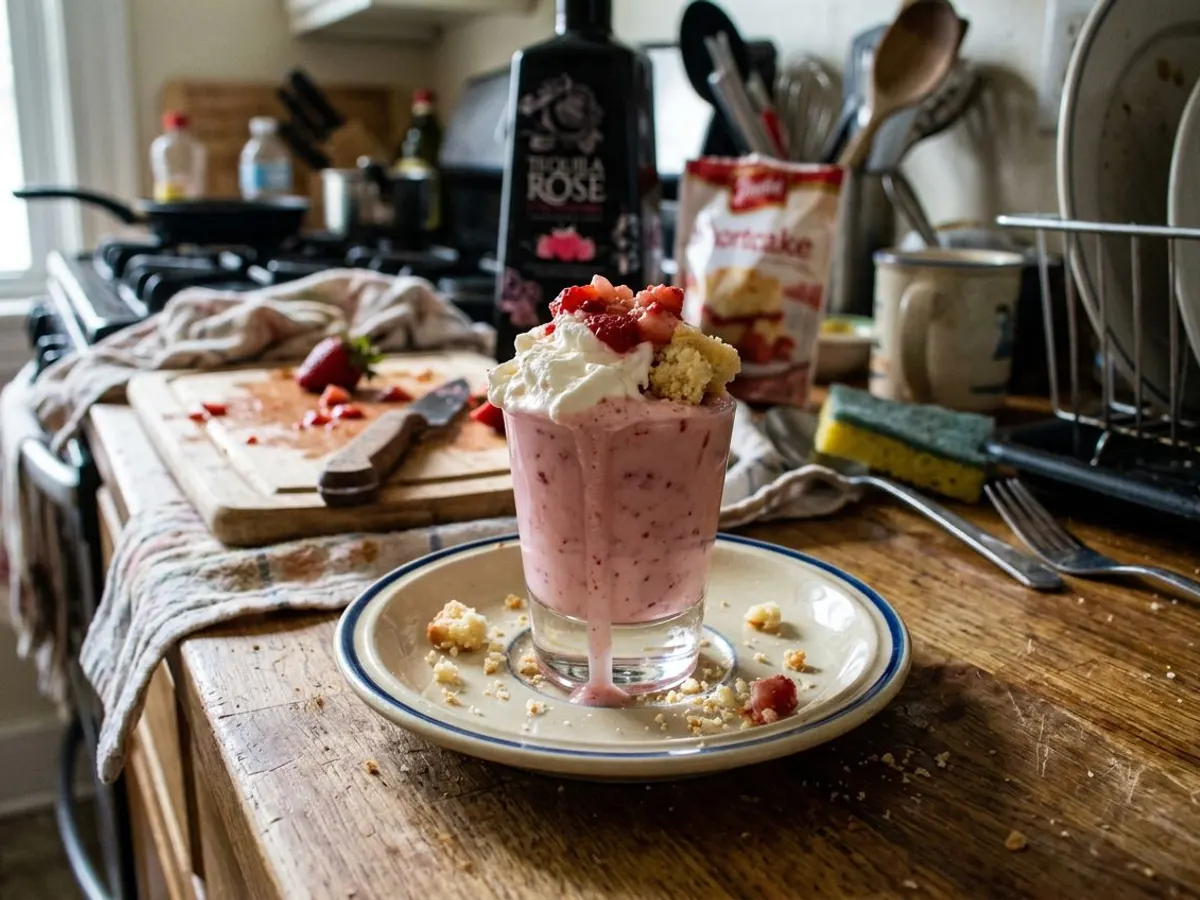 Tequila Rose Strawberry Shortcake Shot