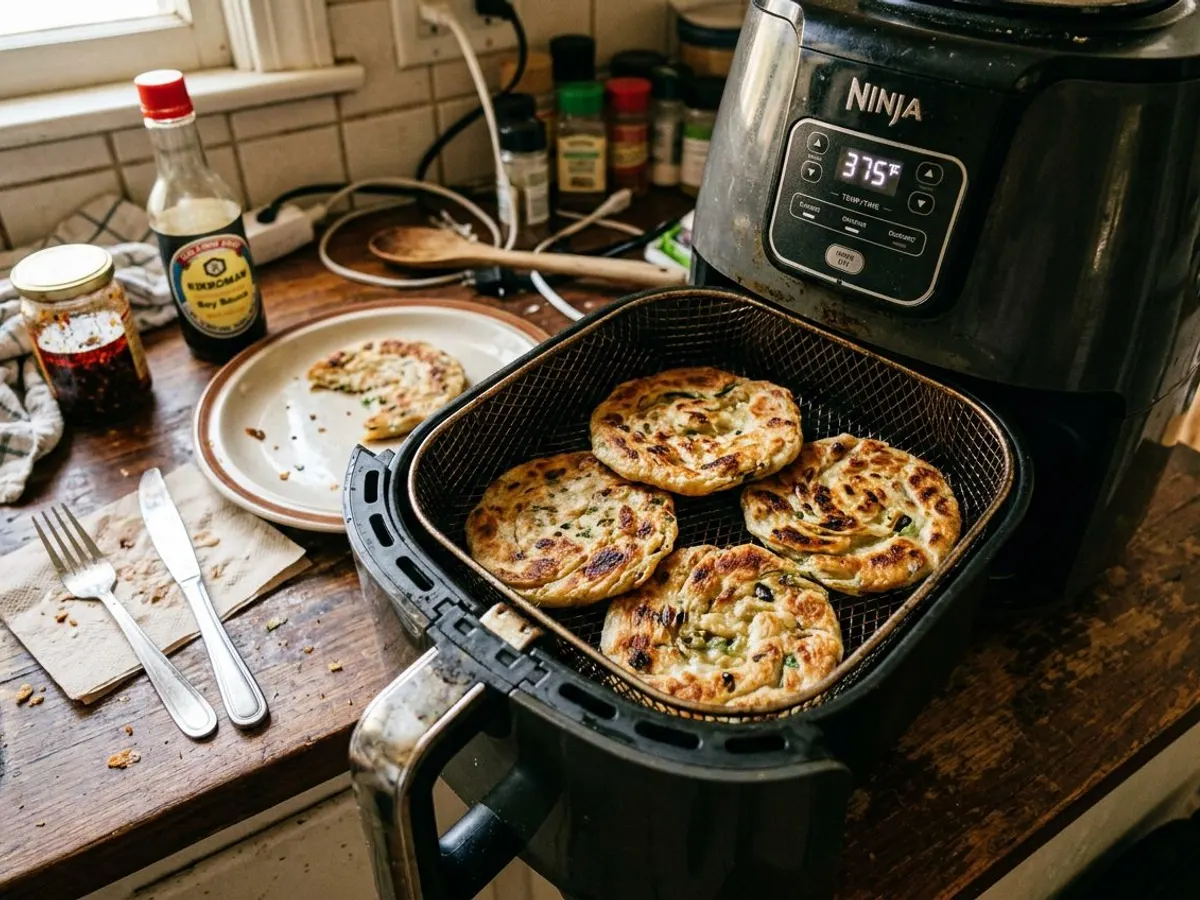Trader Joe's Scallion Pancakes in the Air Fryer